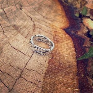 Rare/Retired Silpada woven braided ring